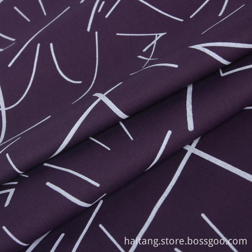 Printing Microfiber fabric Suitable White Shirt Cloth Close